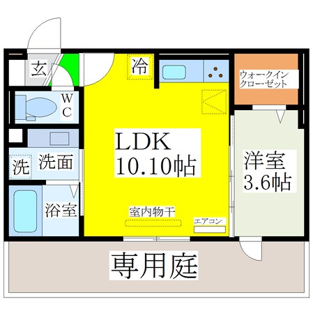 大善寺駅 徒歩5分 1階の物件間取画像